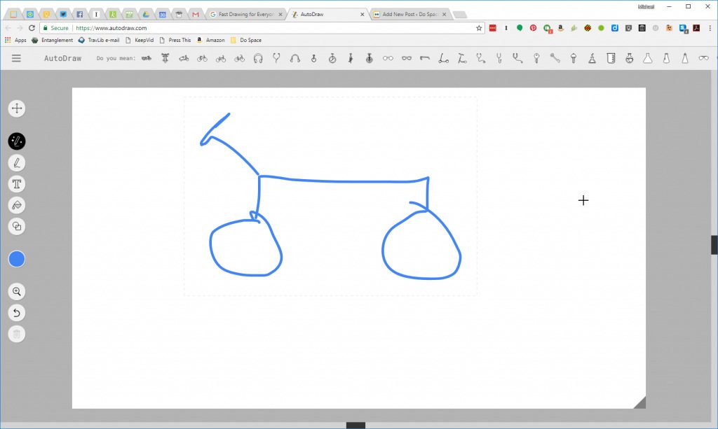 Sketching with Google AutoDraw 