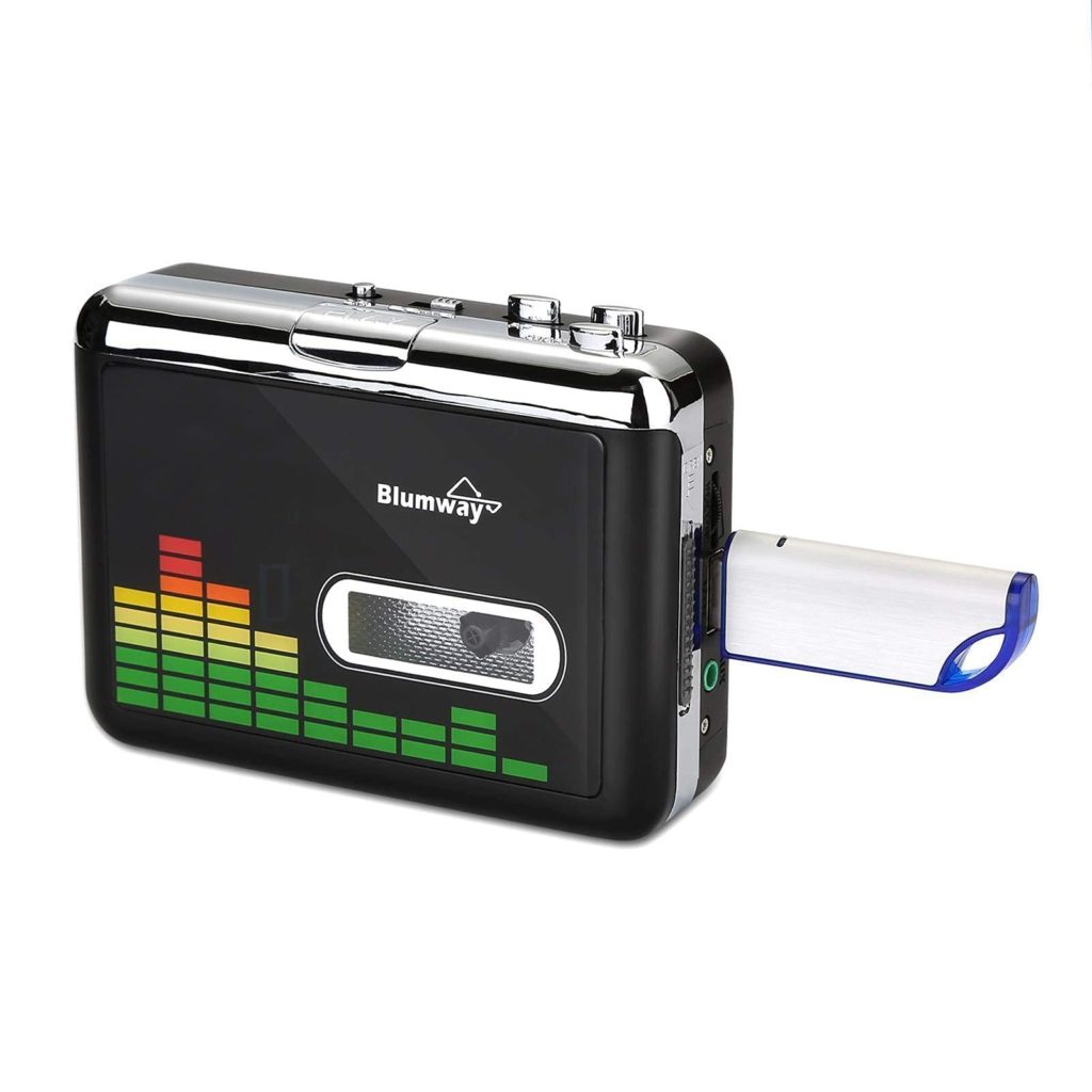 Blumway Portable Cassette Player & Tape-To-MP3 Converter